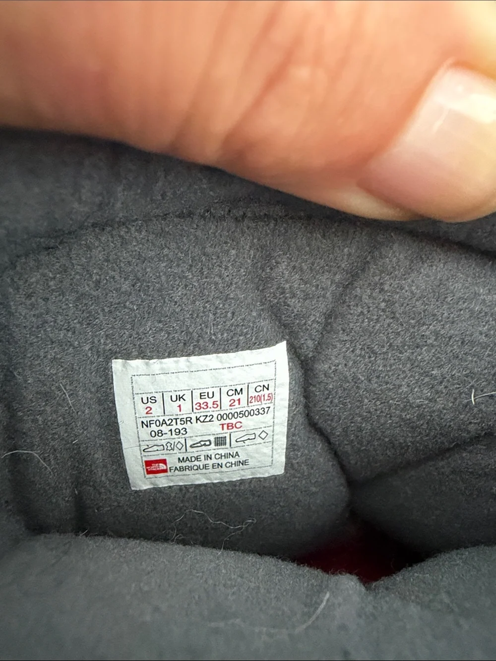 The North Face Kids Black Waterproof Snow Boots